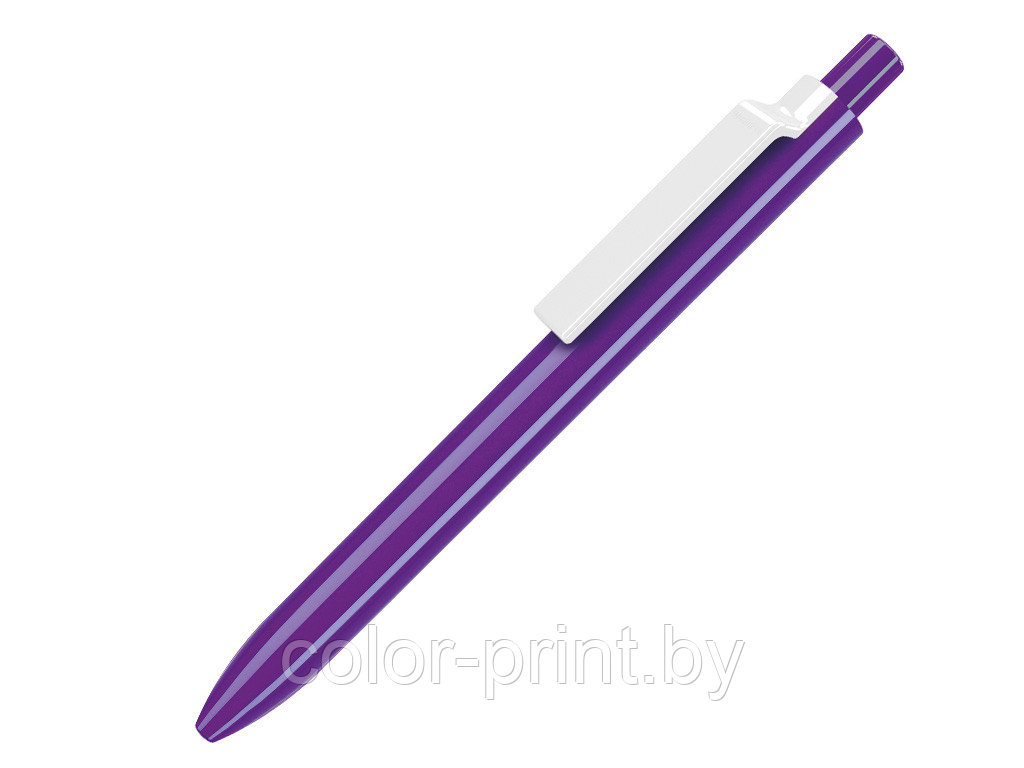 Ручка шариковая, пластик, фиолетовый/белый Eris