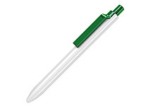 Ручка шариковая, пластик, белый/темно-зеленый Eris