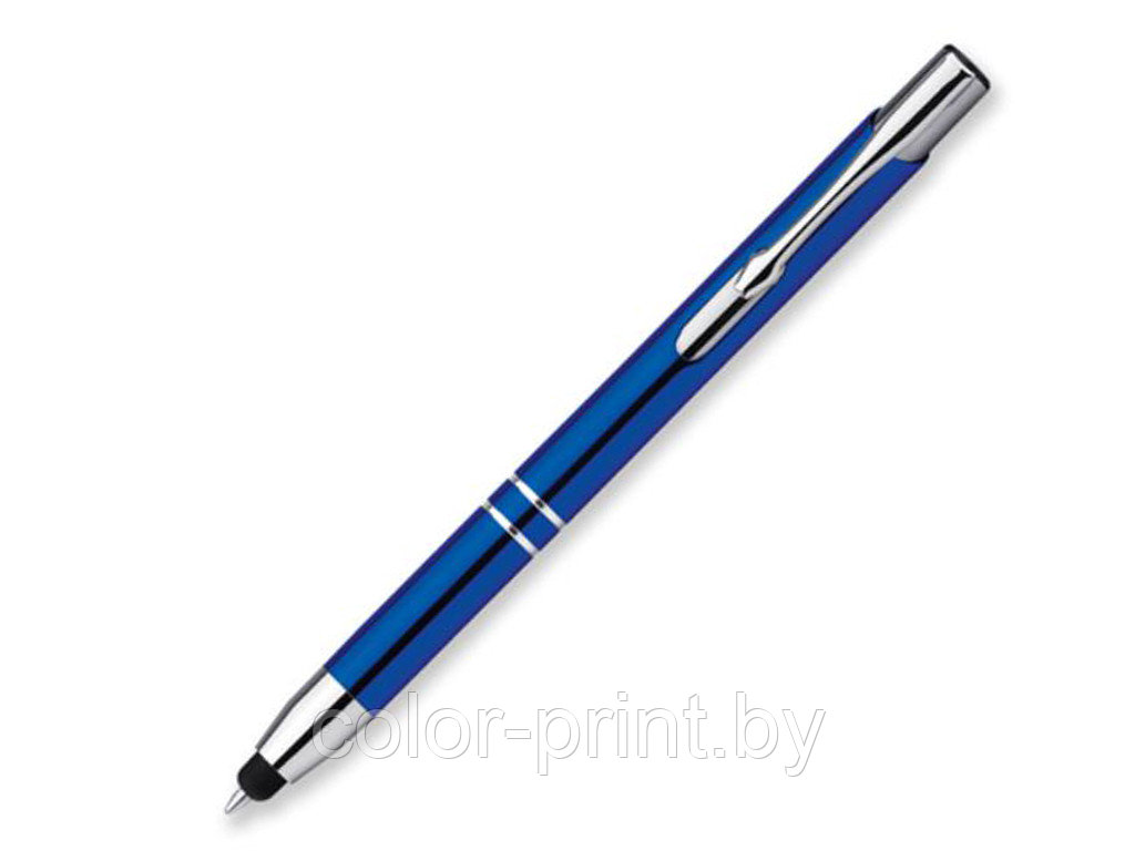 Ручка шариковая, металл, синий Oleg Touch