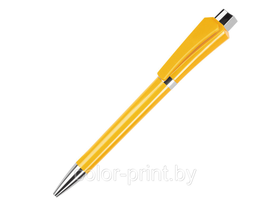 Ручка шариковая, пластик, желтый Optimus