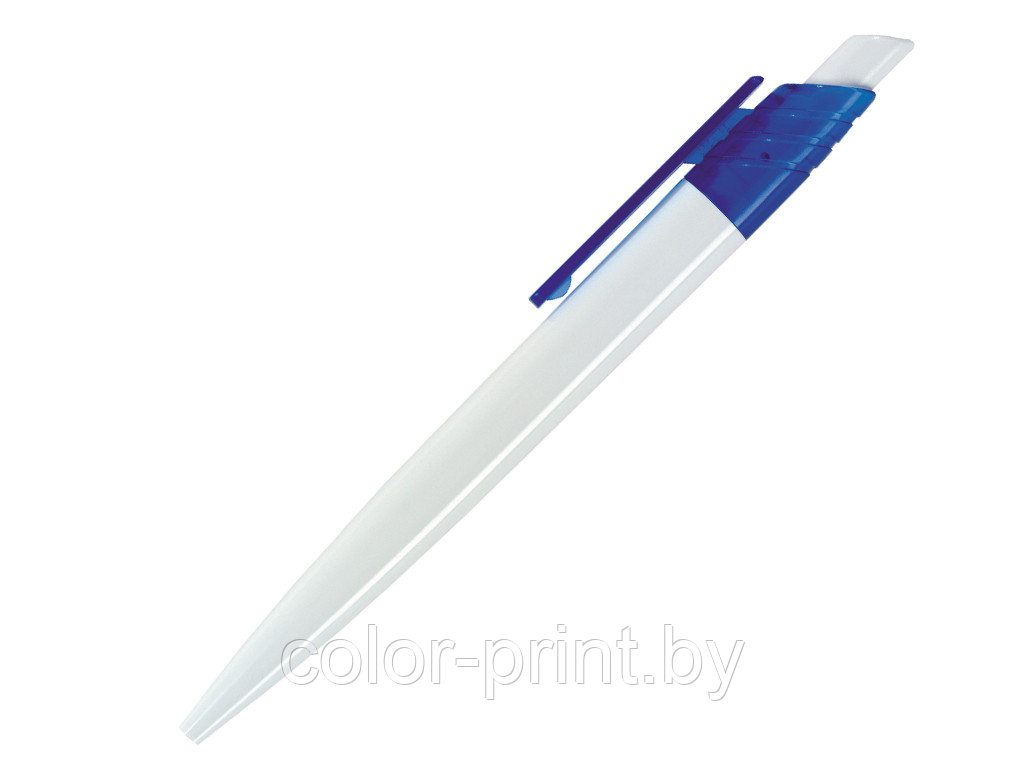Ручка шариковая, пластик, белый/синий Dream