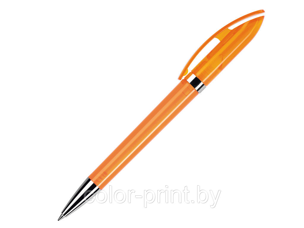 Ручка шариковая, пластик, оранжевый, прозрачный Polo