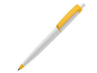 Ручка шариковая, пластик, белый/желтый Primo