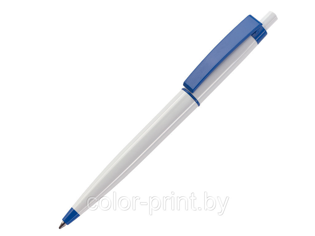 Ручка шариковая, пластик, белый/синий Primo