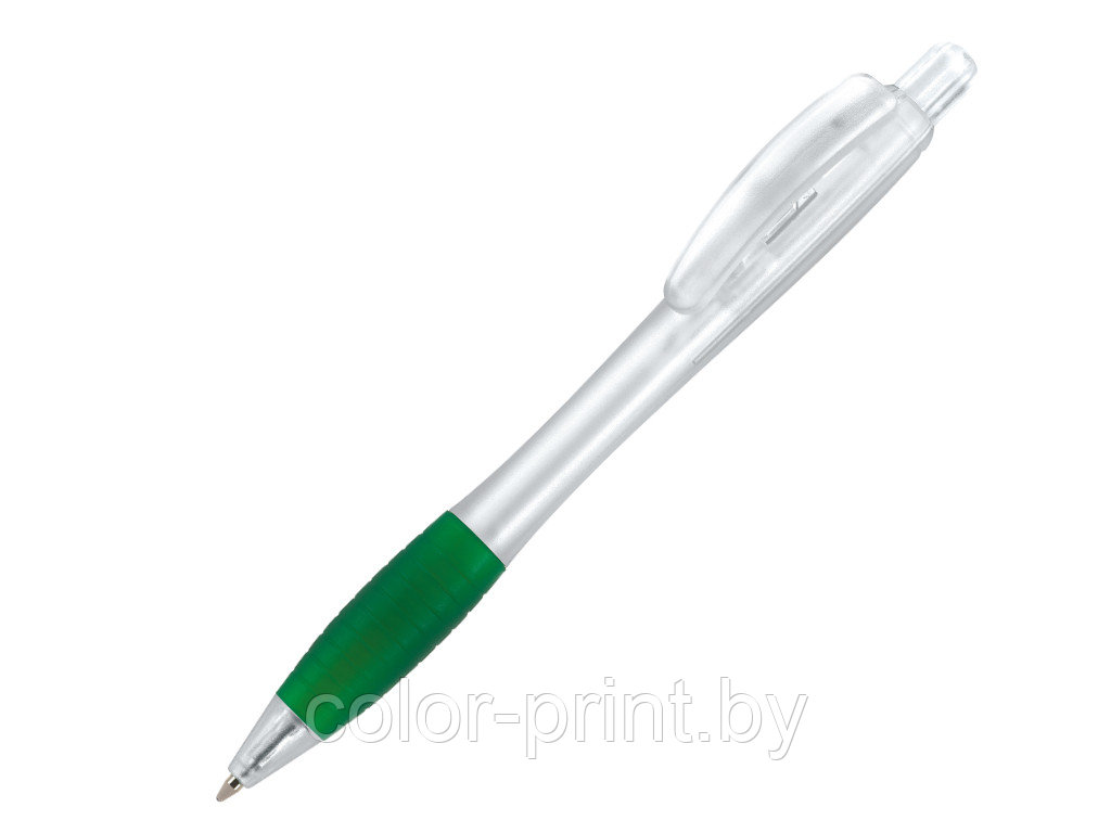 Ручка шариковая, пластик, прозрачный/зеленый Aston