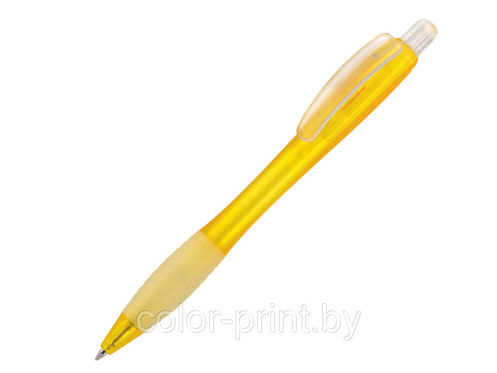 Ручка шариковая, пластик, желтый, прозрачный Aston