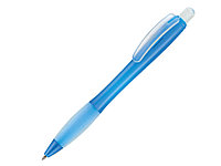 Ручка шариковая, пластик, голубой, прозрачный Aston