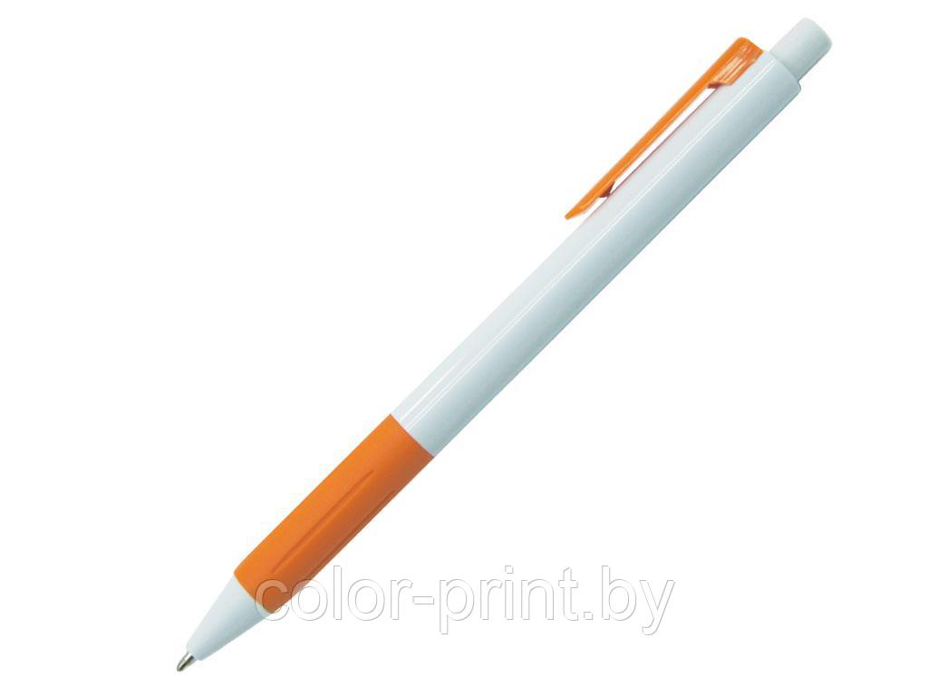 Ручка шариковая, пластик, белый/оранжевый, Venice