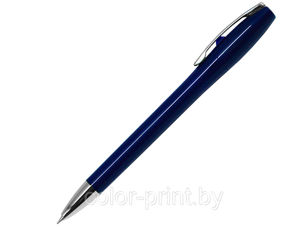 Ручка шариковая, пластик, синий/серебро, Lola, фото 1