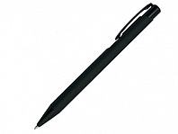 Ручка шариковая, COSMO Soft Touch, металл, черный/черный