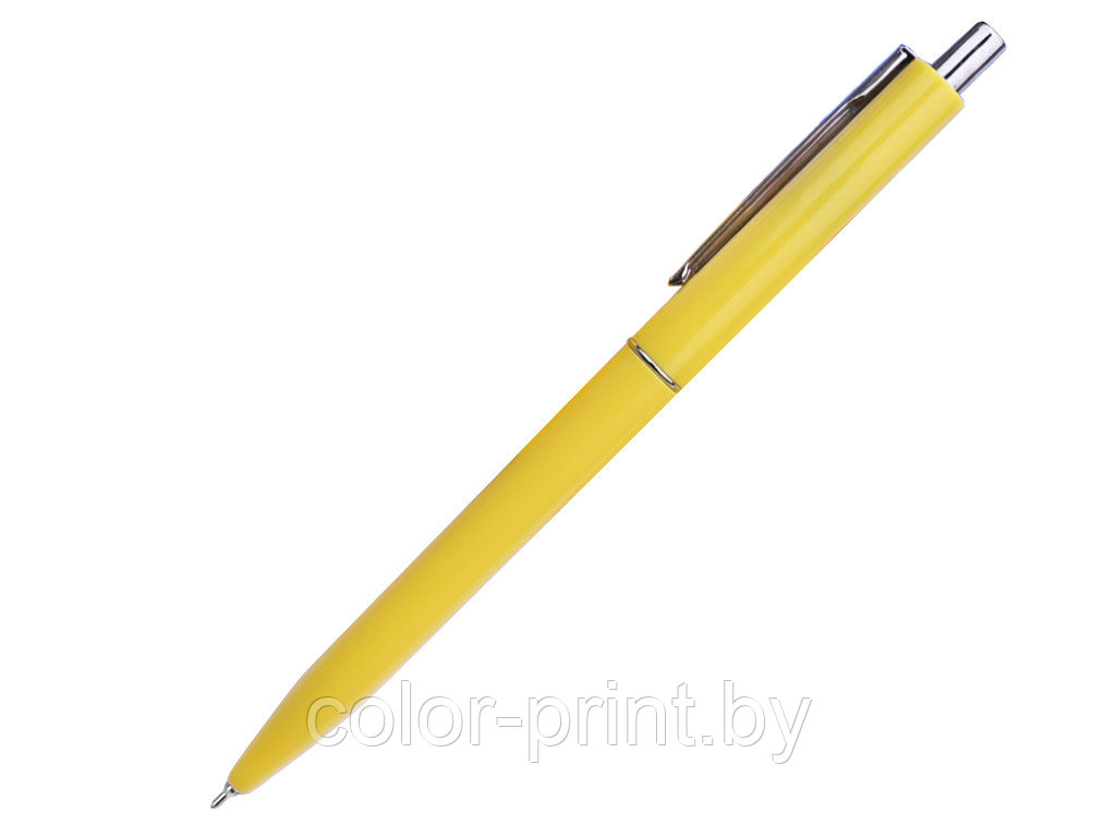 Ручка шариковая, пластик, желтый/серебро, Best Point