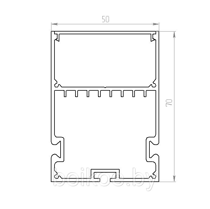 Профиль светодиодный LS-5070 - фото 2 - id-p97411860