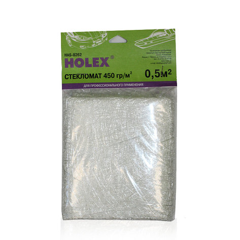 HOLEX HAS-8262 Стекломат 450 гр/м2 (0,5м2), полиэтиленовый пакет, фото 2