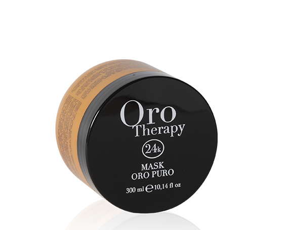 Fanola Oro Therapy Восстанавливающая маска с кератином, аргановым маслом и микрочастицами золота 300 мл