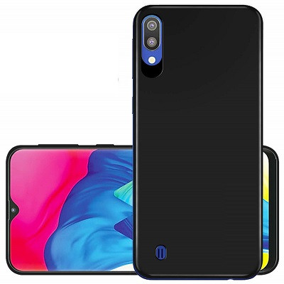 Силиконовый чехол TPU Matte Case 1mm черный для Samsung Galaxy M20 - фото 1 - id-p97421547