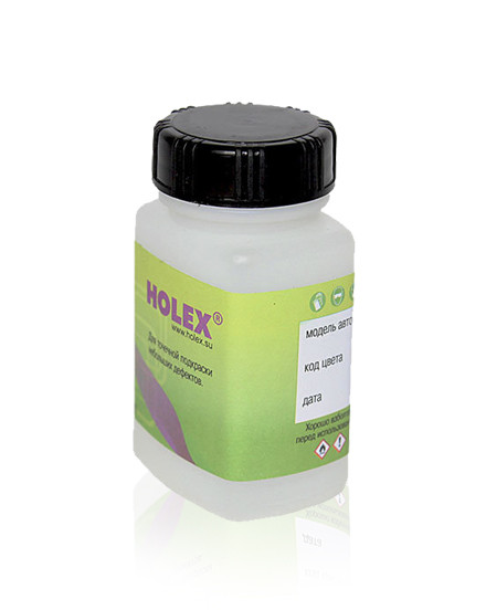 HOLEX HAS-3816 Флакон для краски 60мл PEHD с кисточкой и наклейкой - фото 1 - id-p97074509