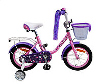 Детский велосипед Favorit Lady Joy 12" фиолетовый
