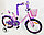 Детский велосипед Favorit Lady Joy 12" фиолетовый, фото 2