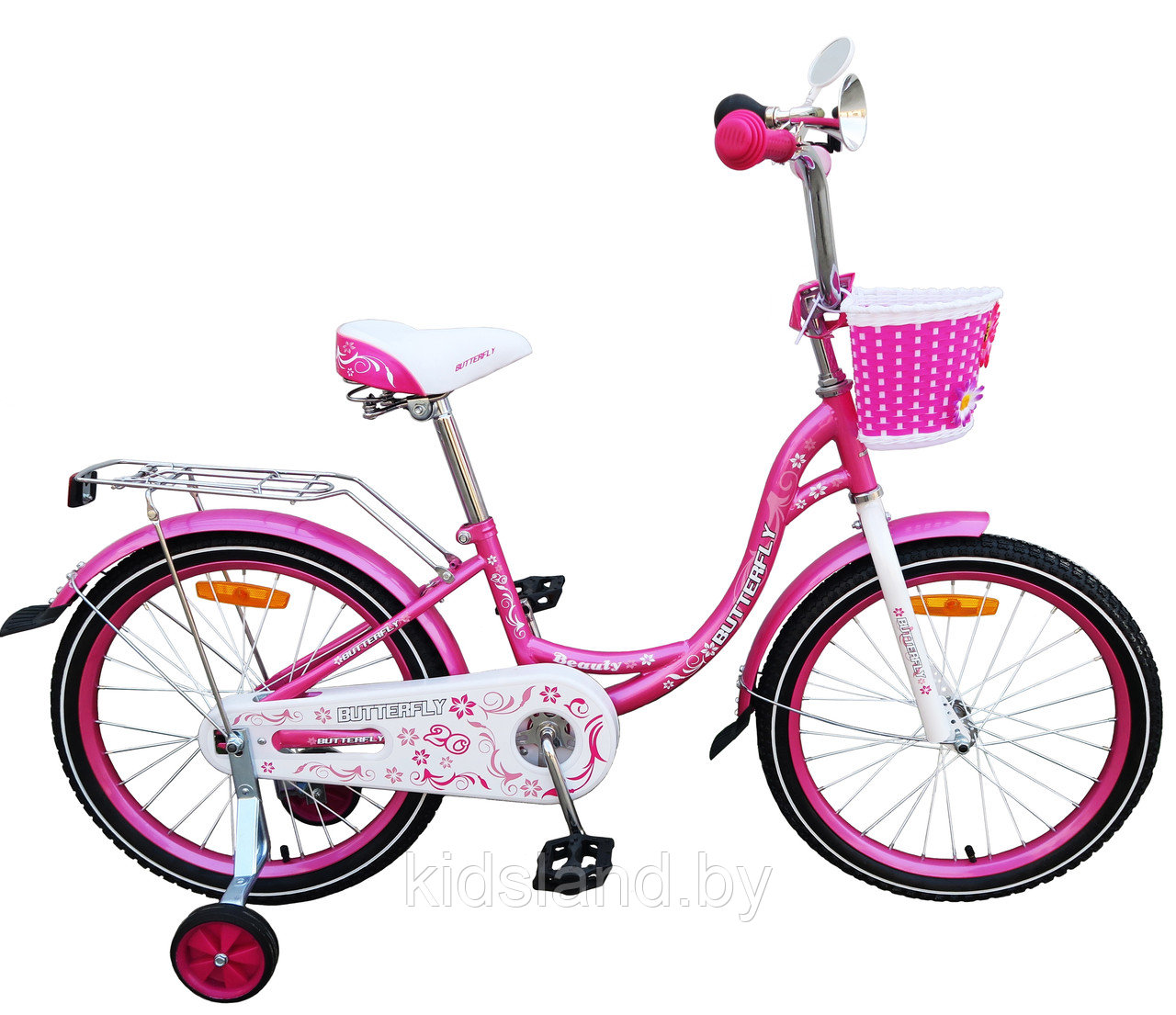 Детский велосипед Favorit Butterfly 14" светло-розовый