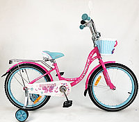 Детский велосипед Favorit Butterfly 18" розово-голубой
