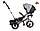 Детский трехколесный велосипед Baby Trike Premium Original (серебро), фото 4