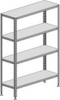 Стеллаж с 4-я сплошными полками Марихолодмаш С-4-0,6/1,2/1,6 (нержавейка)