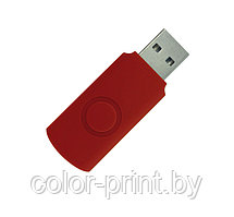 Корпус для флеш накопителя Twister, пластик Софт Тач, красный, 8 Gb