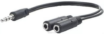 AC-150 Переходник (разветвитель) 3.5 MM STEREO AUDIO -> 2X 3.5 MM STEREO AUDIO Переходник OLTO