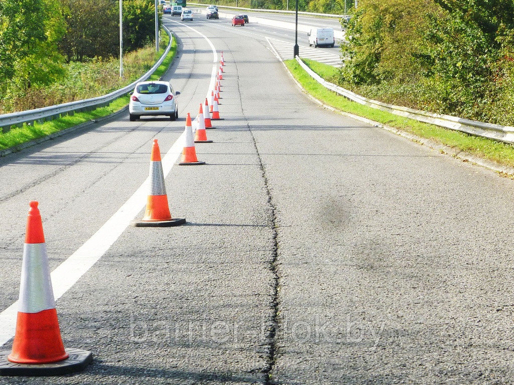 КОНУС СИГНАЛЬНЫЙ ДОРОЖНЫЙ C УСИЛЕННЫМ УТЯЖЕЛИТЕЛЕМ, ВЫСОТОЙ 750 - 1000 ММ, Конус для аэропортов - фото 7 - id-p97493678