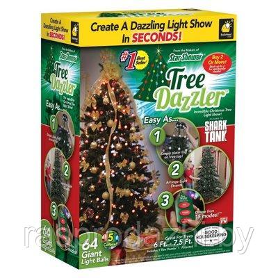 Ёлочная гирлянда Tree Dazzler 64 Led лампочки (код.0160) - фото 1 - id-p97507347