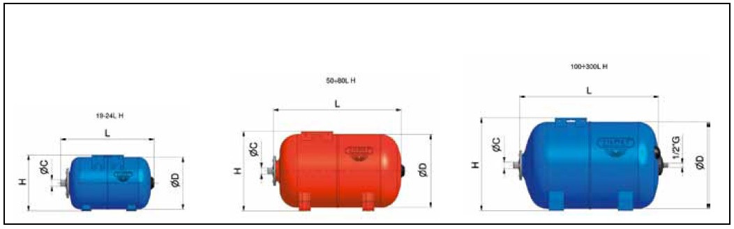 Гидроаккумулятор Zilmet Ultra-PRO 50 H - фото 2 - id-p69144300