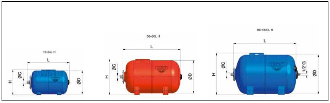 Гидроаккумулятор Zilmet Ultra-PRO 200 H - фото 2 - id-p97510495