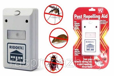 Riddex Pest repeller ультразвуковой отпугиватель грызунов, тараканов, муравьев и пауков (код.9-530) - фото 1 - id-p61121729