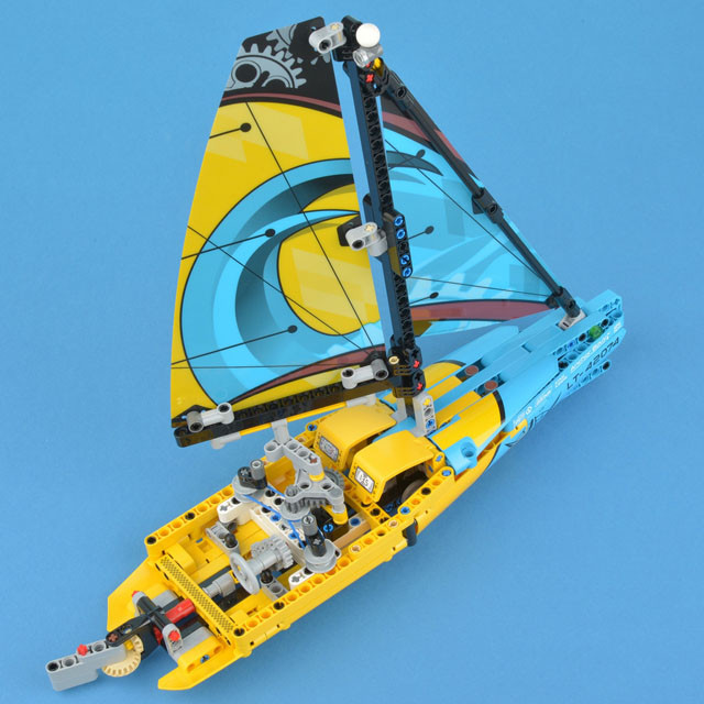 Конструктор SY7000 Technique Гоночная яхта 2в1 (аналог Lego Technic 42074) 370 деталей - фото 4 - id-p97458050
