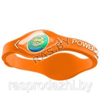 Браслет силиконовый "POWER BALANCE" Оранжевый (код.9-581) - фото 1 - id-p97507767