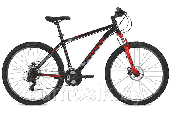 Велосипед Stinger 27.5" Aragon  черный TY30/TY300/TS38 (27SHD.ARAGON.18BK8)