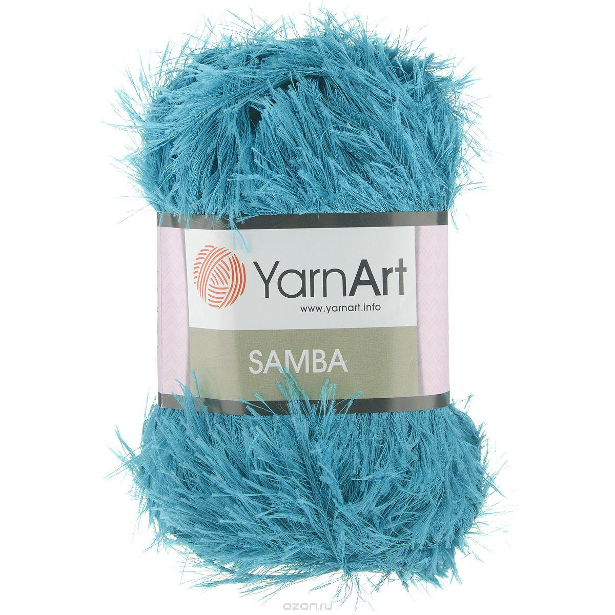 YarnArt Samba (травка) цвет 30 яркая бирюза