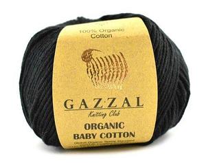 Пряжа Organic Baby Cotton цвет 430 черный