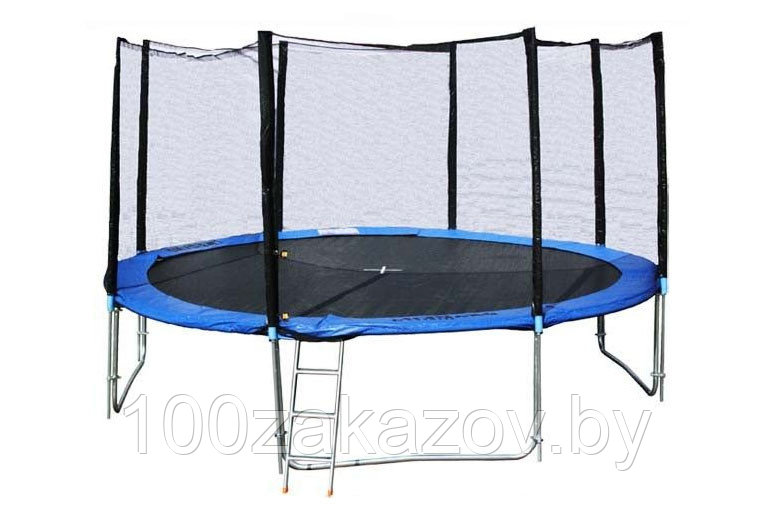 Батут с защитной сеткой 4,25  Trampoline Fitness 14FT-extreme