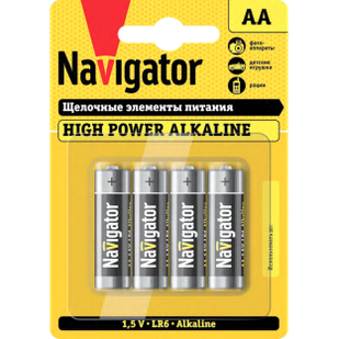 Элемент питания NBT-NE-LR03-BP4 ААА (по 4 в уп!) ALKALINE Navigator 94 751