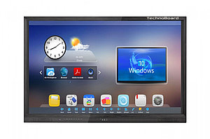 Интерактивная панель TechnoBoard HV-65 (65'', UHD 4K, Intel i5-7500, SSD 256Гб, RAM 8Гб, Windows 10 + Android)