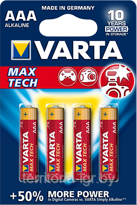 Батарейки Max Tech LR03 AAA Varta