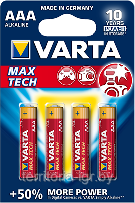 Батарейки Max Tech LR03 AAA Varta - фото 1 - id-p97690631