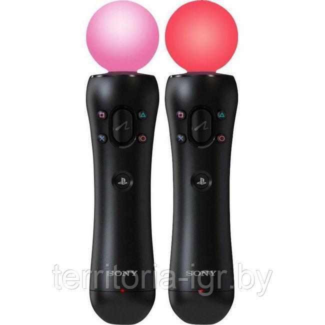 Оригинальный Набор из двух контроллеров Playstation Move Motion для PS4/PS3(контроллер движений)