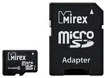 Карта памяти Mirex microSDHC UHS-I (Class 10) 16GB + адаптер [13613-ADSUHS16]