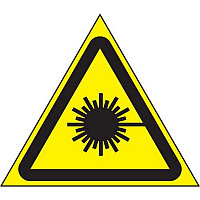 Знак "Опасно! Лазерное излучение",арт. Ж013