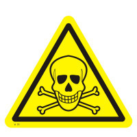 Знак "Опасно! Ядовитые вещества",арт. Ж015 - фото 1 - id-p84207857