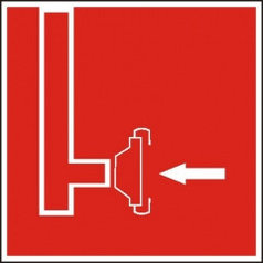 004 Знак Пожарный сухотрубный стояк F08