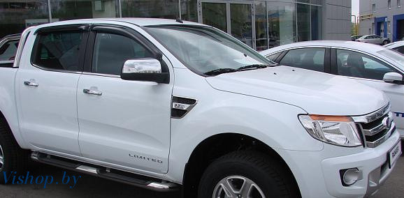 Дефлекторы боковых окон Ford Ranger Double Cab