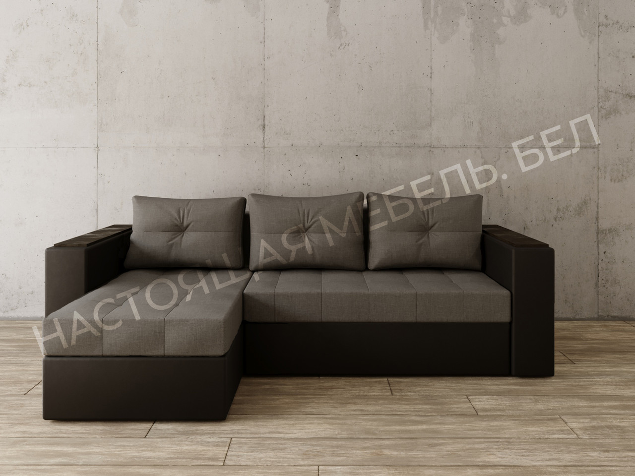 Угловой диван Константин с декором - фото 1 - id-p97752728